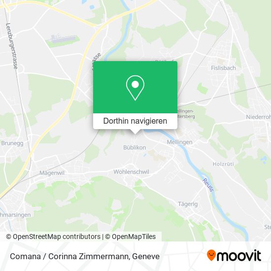 Comana / Corinna Zimmermann Karte
