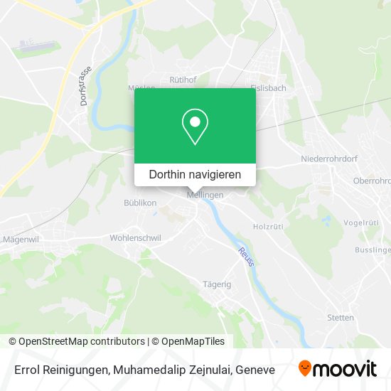 Errol Reinigungen, Muhamedalip Zejnulai Karte