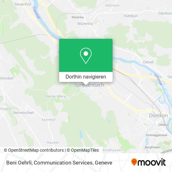 Beni Oehrli, Communication Services Karte