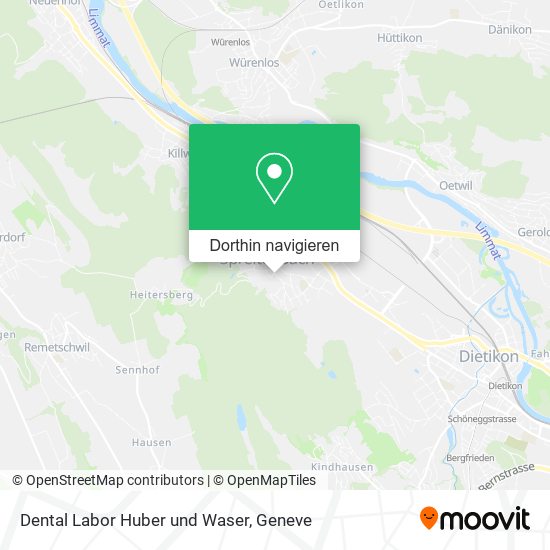 Dental Labor Huber und Waser Karte