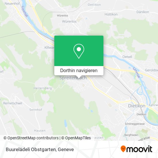 Buurelädeli Obstgarten Karte