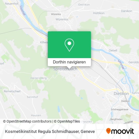 Kosmetikinstitut Regula Schmidhauser Karte