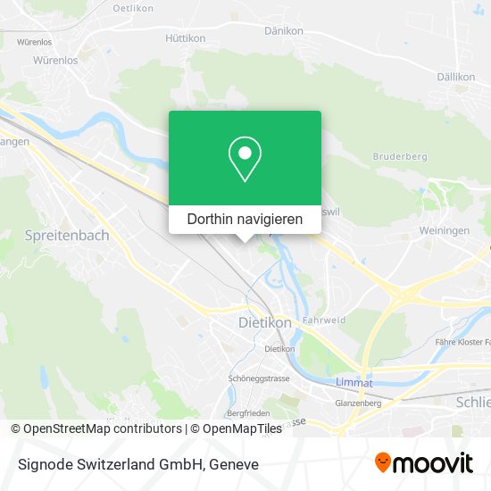 Signode Switzerland GmbH Karte
