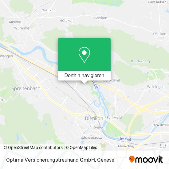 Optima Versicherungstreuhand GmbH Karte