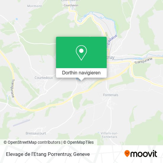 Elevage de l'Etang Porrentruy Karte