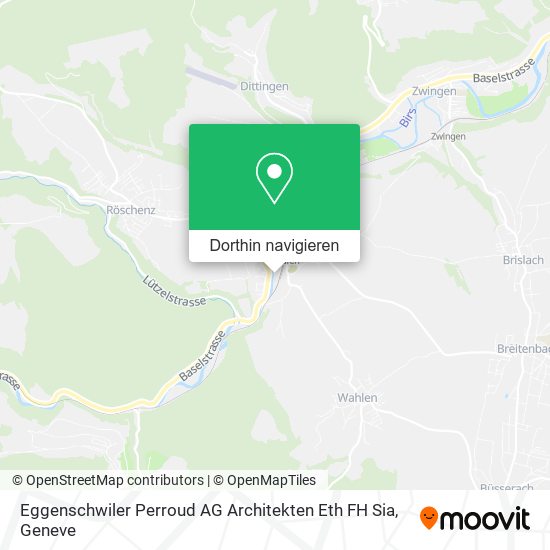 Eggenschwiler Perroud AG Architekten Eth FH Sia Karte