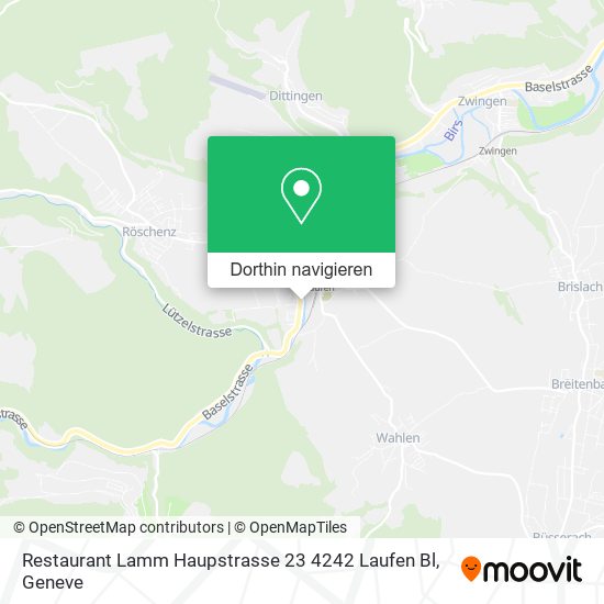Restaurant Lamm Haupstrasse 23 4242 Laufen Bl Karte