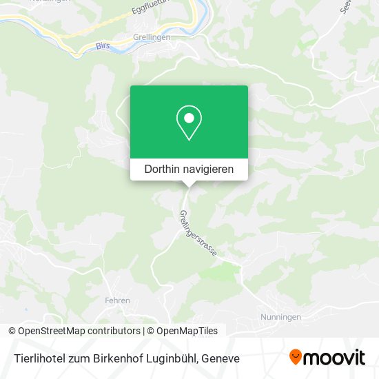 Tierlihotel zum Birkenhof Luginbühl Karte