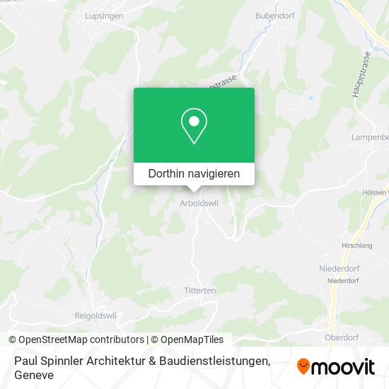 Paul Spinnler Architektur & Baudienstleistungen Karte