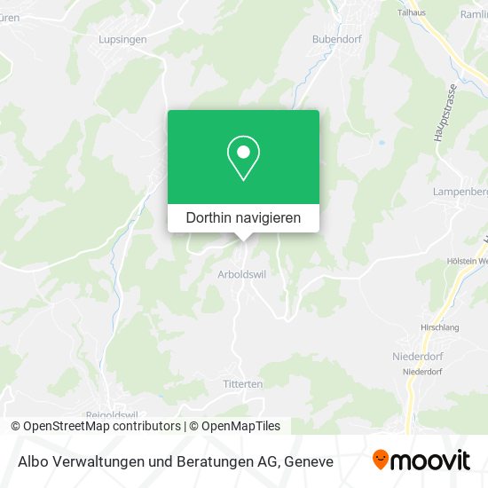Albo Verwaltungen und Beratungen AG Karte