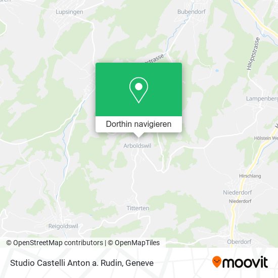 Studio Castelli Anton a. Rudin Karte