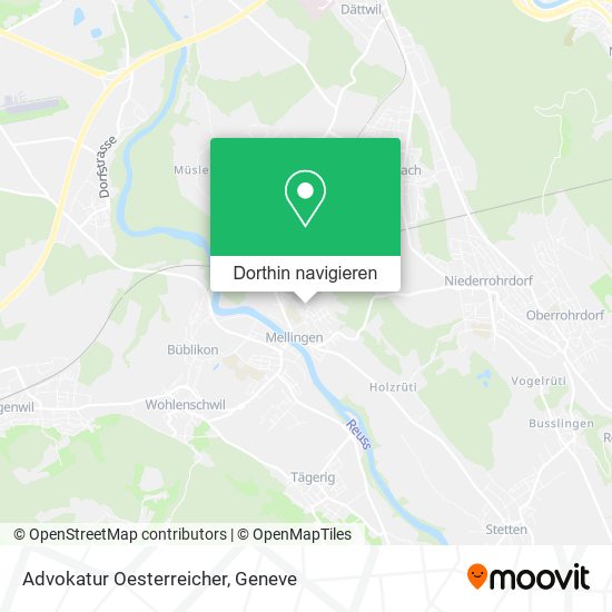 Advokatur Oesterreicher Karte