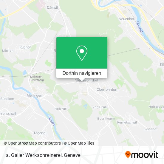 a. Galler Werkschreinerei Karte
