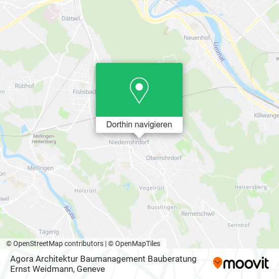 Agora Architektur Baumanagement Bauberatung Ernst Weidmann Karte