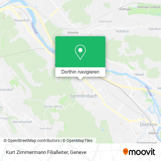Kurt Zimmermann Filialleiter Karte