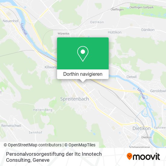 Personalvorsorgestiftung der Itc Innotech Consulting Karte