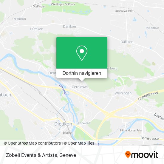 Zöbeli Events & Artists Karte