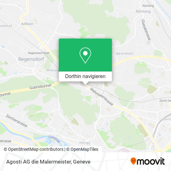 Agosti AG die Malermeister Karte
