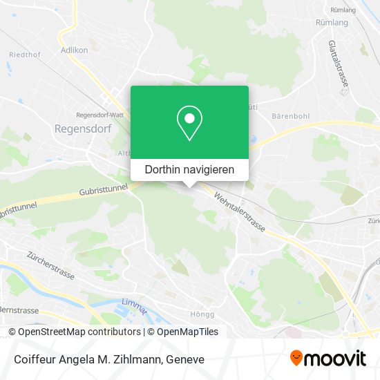 Coiffeur Angela M. Zihlmann Karte