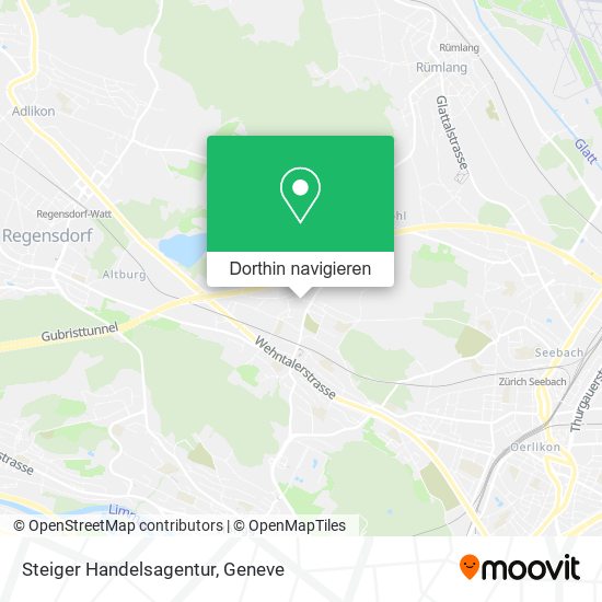 Steiger Handelsagentur Karte