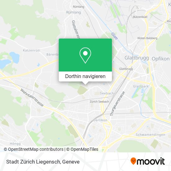 Stadt Zürich Liegensch Karte