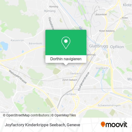 Joyfactory Kinderkrippe Seebach Karte