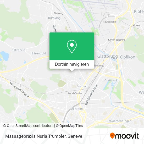 Massagepraxis Nuria Trümpler Karte