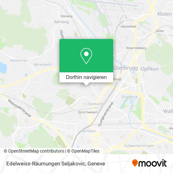 Edelweiss-Räumungen Seljakovic Karte