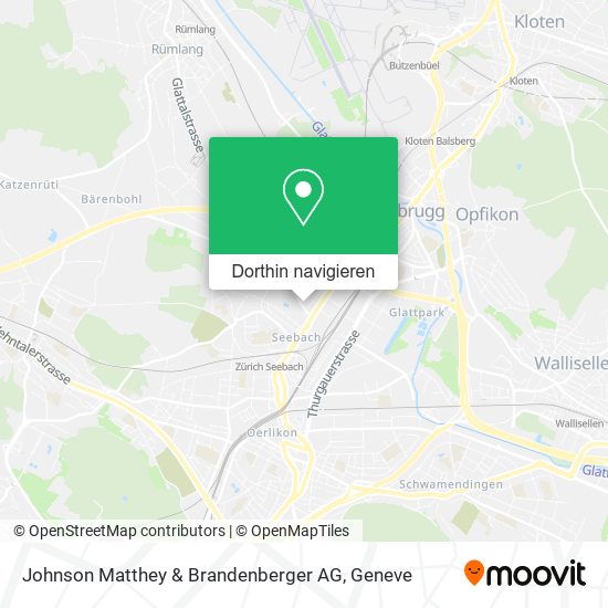 Johnson Matthey & Brandenberger AG Karte
