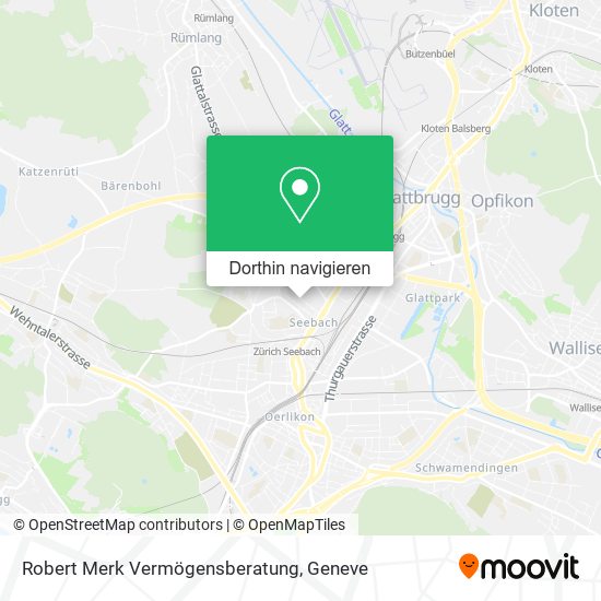 Robert Merk Vermögensberatung Karte