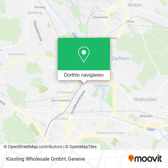 Kissling Wholesale GmbH Karte