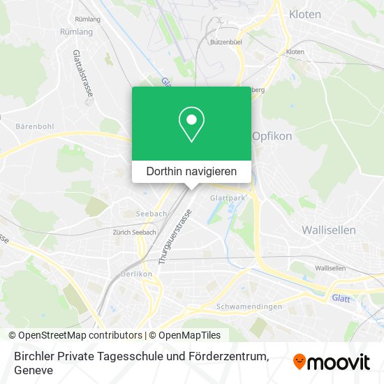 Birchler Private Tagesschule und Förderzentrum Karte