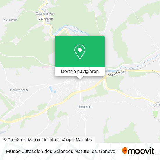 Musée Jurassien des Sciences Naturelles Karte