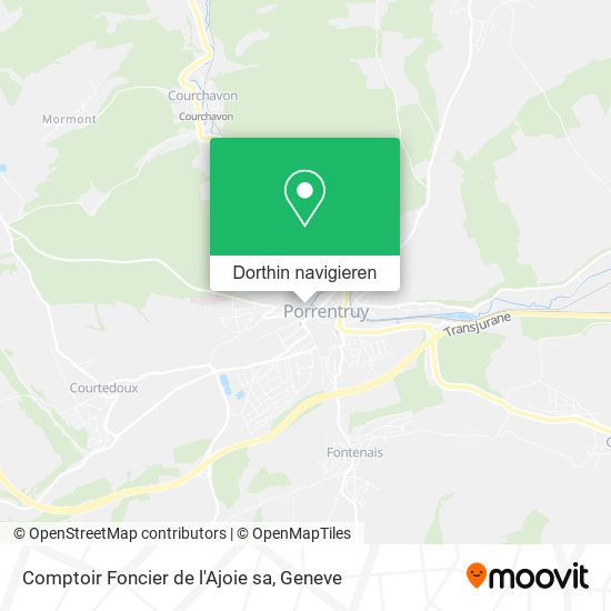 Comptoir Foncier de l'Ajoie sa Karte