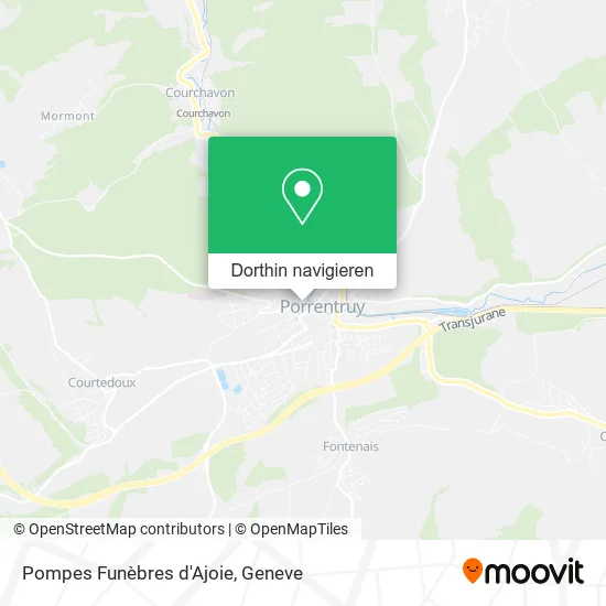Pompes Funèbres d'Ajoie Karte