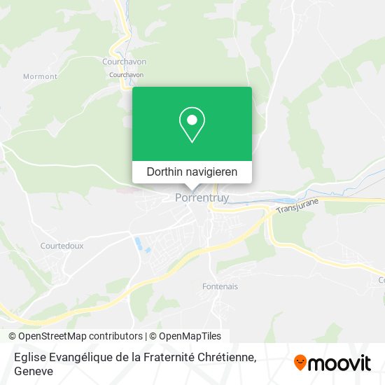 Eglise Evangélique de la Fraternité Chrétienne Karte