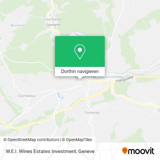 W.E.I. Wines Estates Investment Karte