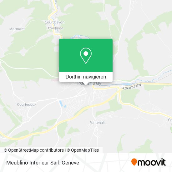 Meublino Intérieur Sàrl Karte