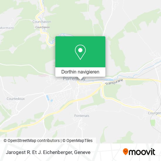 Jarogest R. Et J. Eichenberger Karte