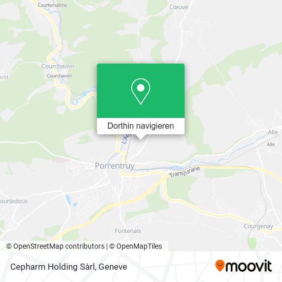 Cepharm Holding Sàrl Karte