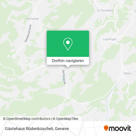Gästehaus Rüdenbüscheli Karte