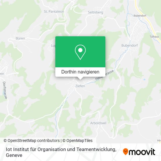 Iot Institut für Organisation und Teamentwicklung Karte
