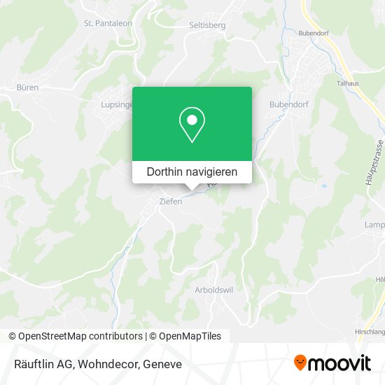 Räuftlin AG, Wohndecor Karte
