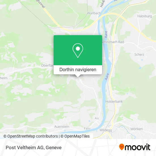 Post Veltheim AG Karte