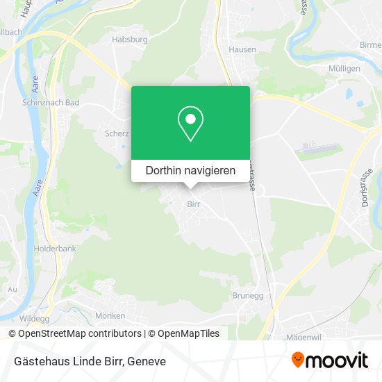 Gästehaus Linde Birr Karte