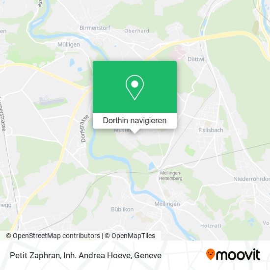 Petit Zaphran, Inh. Andrea Hoeve Karte