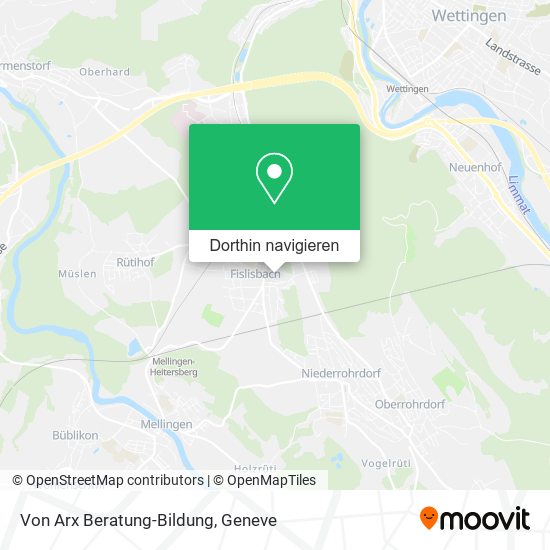 Von Arx Beratung-Bildung Karte