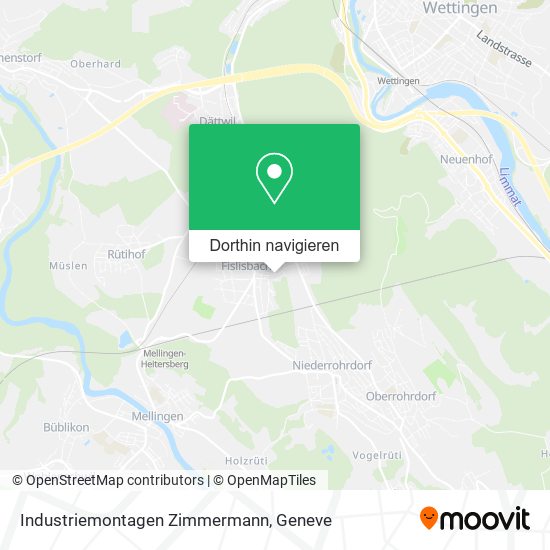 Industriemontagen Zimmermann Karte
