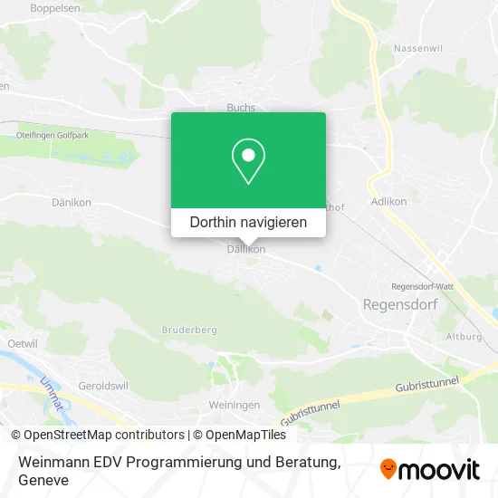 Weinmann EDV Programmierung und Beratung Karte