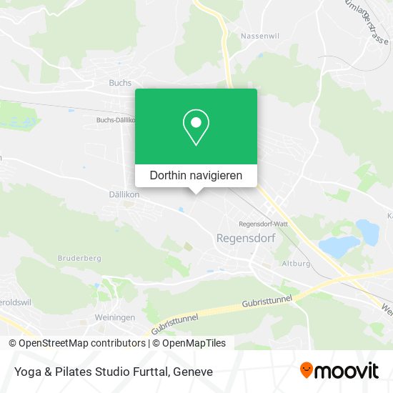 Yoga & Pilates Studio Furttal Karte